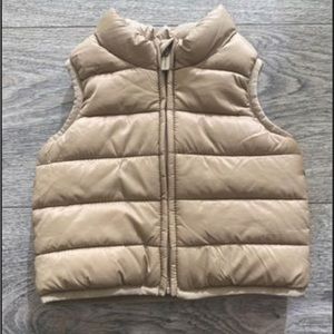 Baby puffer vest - fleece lined